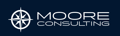 compass rose with the words Moor Consulting